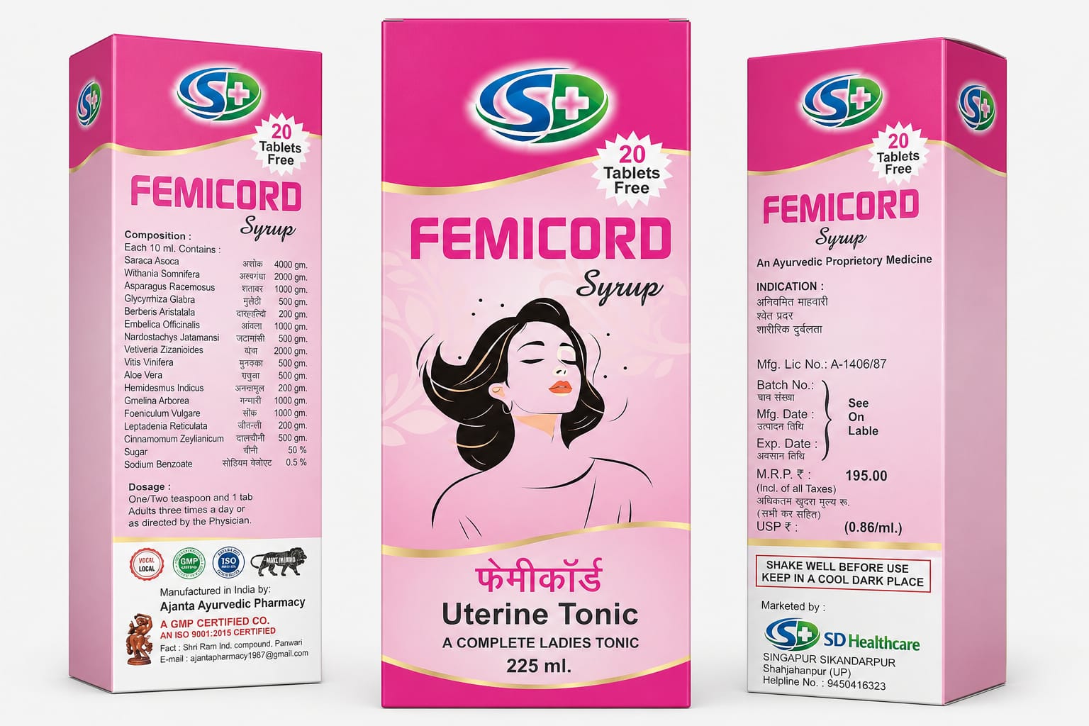 FEMICORD Syrup 225 ml